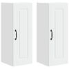 vidaXL Trauku ma&scaron;īnas panelis Kalmar 2 pcs Balts 30 x 31 x 80 cm