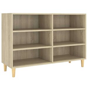 vidaXL kumode, ozolkoka krāsa, 103,5x35x70 cm, inženierijas koks