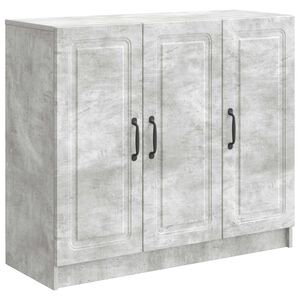 vidaXL Puse Betona pelēks 89 x 34,5 x 77 cm Inženierijas koks