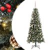 vidaXL Mākslīgā Ziemassvētku eglīte su 150 LED ar statīvu Zaļa 150 cm