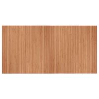 vidaXL paklājs, taisnstūra forma, dabīga krāsa, 100x200 cm, bambuss