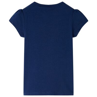 Bērnu T-krekls, tumši zils, 92