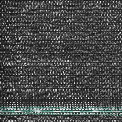 vidaXL tenisa laukuma tīkls, HDPE, 1,8x50 m, melns