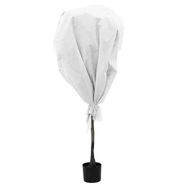 vidaXL Sals aizsardzības augu flīss Balts 100 x 3,2 m Nesintētā auduma