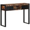 vidaXL konsoles galds daudzkrāsains 100x35x75 cm pārstrādāts masīvkoks