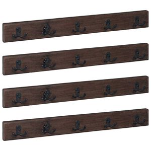 vidaXL Vezums Brūna 60 x 7 x 8 cm Cietais atjaunotais koks