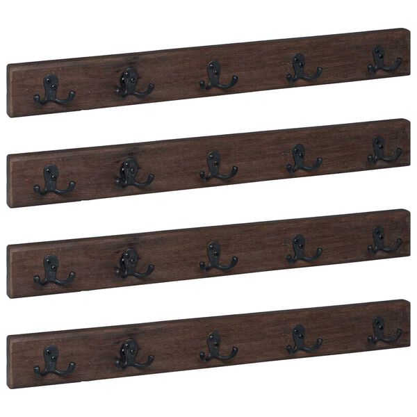 vidaXL Vezums Brūna 60 x 7 x 8 cm Cietais atjaunotais koks