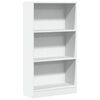 vidaXL grāmatu plaukts, balts, 60x24x109 cm, inženierijas koks