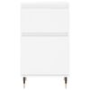 vidaXL kumode, balta, 40x35x70 cm, inženierijas koks