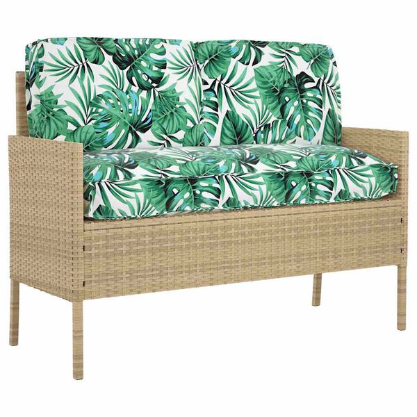 vidaXL Spilvenu komplekts Lapa 3 pcs Lapu raksts Oksforda audums