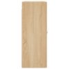 vidaXL sienas skapīši 2 gab., ozolkoka krāsa, inženierijas koks