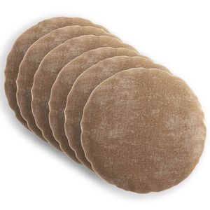 vidaXL Spilvenu pārvalks 6 gab. HEERLEN Brūna &Oslash; 50 cm &Scaron;enila audums