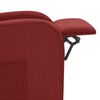 vidaXL elektrisks masāžas krēsls, vīnsarkans audums
