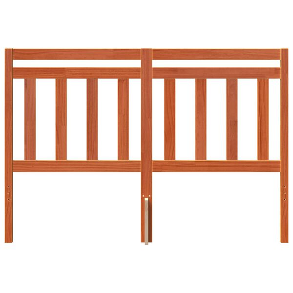 vidaXL Galvgalis ar galvas klāju Vaks brūns 155,5 x 100 cm