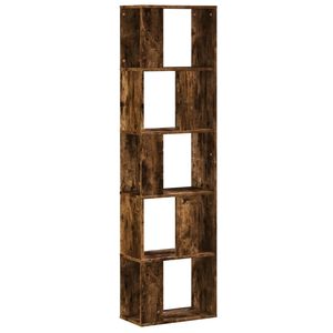 vidaXL grāmatu plaukts, 5 līmeņi, ozola krāsa, 45x23,5x162,5 cm, koks