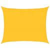 vidaXL saulessargs, 160 g/m&sup2;, taisnstūra, dzeltens, 6x8 m, HDPE