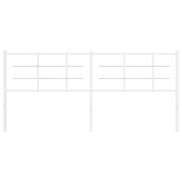 vidaXL gultas galvgalis, balts, 200 cm