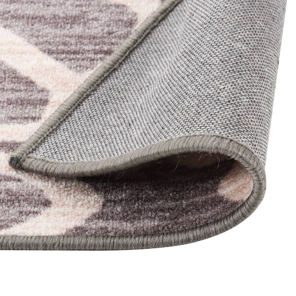 vidaXL paklāja celiņ&scaron;, brūns, 80x300 cm