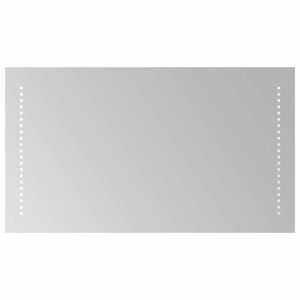 vidaXL LED vannas spogulis Caurspīdīgs 70 x 40 cm rūdīts stikls