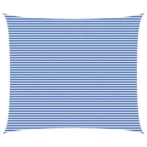 vidaXL Saulessargs 6 x 8 m HDPE Taisnstūra Zila un balta