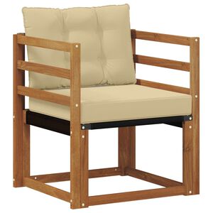 vidaXL Āra dīvāns Cietā akācijas koks Dabiska