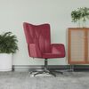 vidaXL atpūtas krēsls, vīnsarkans audums