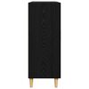 vidaXL Puse Melns ozols 34 x 69.5 x 90 cm Inženierijas koks