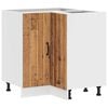 vidaXL virtuves stūra skapis "Lucca" Old Wood Engineered Wood