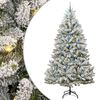 vidaXL Mākslīgā Ziemassvētku eglīte 240 cm 300 LED Silti balts