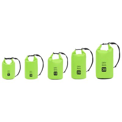 vidaXL ūdens soma, zaļa, 30 L, PVC