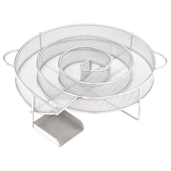 vidaXL aukstās kūpinā&scaron;anas dūmu ģenerators, apaļ&scaron;, 19,5 cm, tērauds