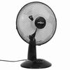vidaXL galda ventilators ar 3 ātrumiem, 30 cm, 40 W, melns
