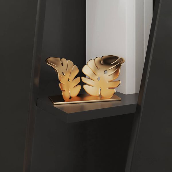 vidaXL Sānu plaukts Melna 33 x 32 x 70,5 cm Inženierijas koks