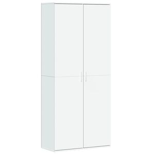vidaXL augstais skapītis, balts, 80x35x180 cm, inženierijas koks