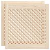 vidaXL skapja durvis, līstī&scaron;u dizains, 2 gab., 59,5x61,5 cm, priede