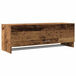 vidaXL Skapis Old Wood 100x32,5x35 cm Engineered Wood
