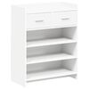 vidaXL Apavu skapis Balts 73,5 x 36 x 92 cm Inženierijas koks