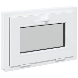 vidaXL Pagraba logs RISOR 60 x 40 cm PVC un stikls