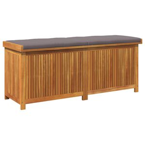 vidaXL dārza spilvenu kaste, 150x50x60,5 cm, akācijas masīvkoks