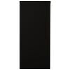 vidaXL skapītis ar bīdāmām durvīm, 90x40x90 cm, melns, tērauds