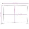 vidaXL saulessargs, taisnstūra forma, 2x3,5 m, bē&scaron;s oksforda audums