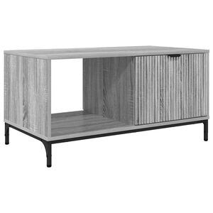 vidaXL Kafijas galdiņ&scaron; Pelēks Sonoma 90 x 49 x 46 cm Inženierijas koks