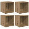 vidaXL TV skapī&scaron;u komplekts 4 pcs Artisānā ozols 37 x 35 x 37,5 cm