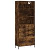 vidaXL augstais skapis, ozolkoka, 69,5x34x180 cm, inženierijas koks
