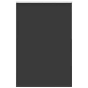 vidaXL Rullo žalūzija Blackout Black 145x230 cm Auduma platums 141,6cm