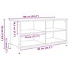 vidaXL Televizora skapī&scaron;a Vecs koks 100 x 40 x 50 cm Inženierijas koks