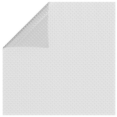vidaXL baseina pārklājs, solārs, peldošs, 732x366 cm, pelēks PE