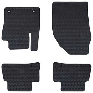 vidaXL Auto paklājs 4 pcs Melna piemērots Toyota C-HR hibrīdam TPE