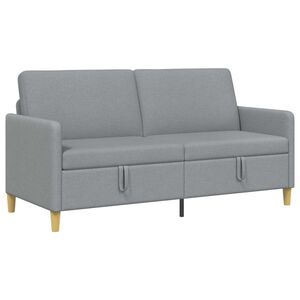 vidaXL Sofas ar uzglabā&scaron;anu Gai&scaron;i pelēka 172 x 78 x 87 cm Poliesters