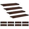 vidaXL Kāpņu pakāpieni 12 gab. 90 x 25 x 2 cm Tum&scaron;i brūna